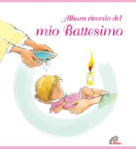 ALBUM RICORDO DEL MIO BATTESIMO. ROSA. E