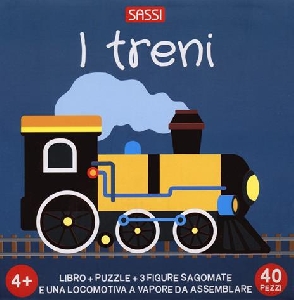 TRENI. Q-BOX. EDIZ. A COLORI. CON 3 FIGU